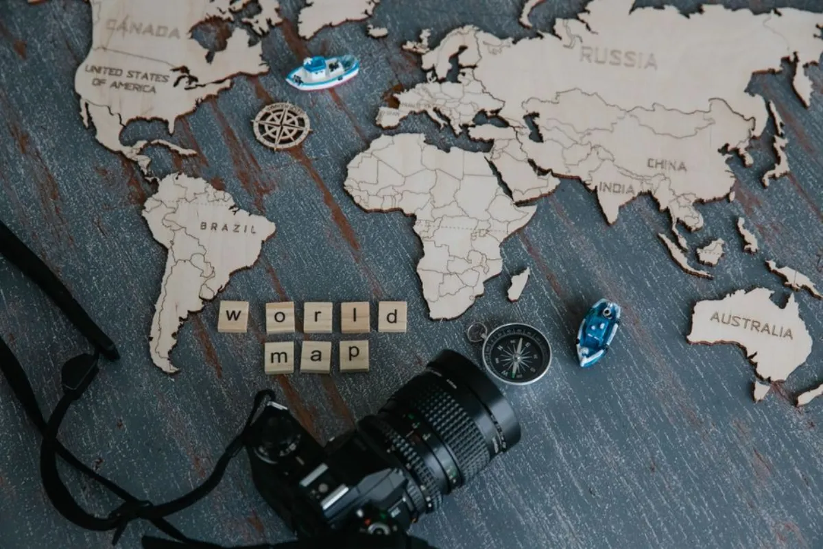 world map